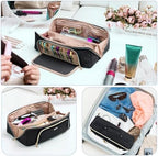 Large Hair Tools Travel Bag with Iron Mat - 2in1 Hair Tools Organizer for Hair Dryer Brush, Flat Irons, Straighteners, Curling Irons, Hair Bag, Makeup Bag, Cosmetic Bag for Travel Essentials - Image 6