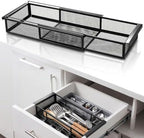 LemonRoad 1 Pcs Expandable Drawer Organizer Metal, Black by Unknown