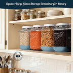 1.5 Gallon Glass Jar with Lid, 2 Pack Large Mason Jars, 192 Oz - Image 6