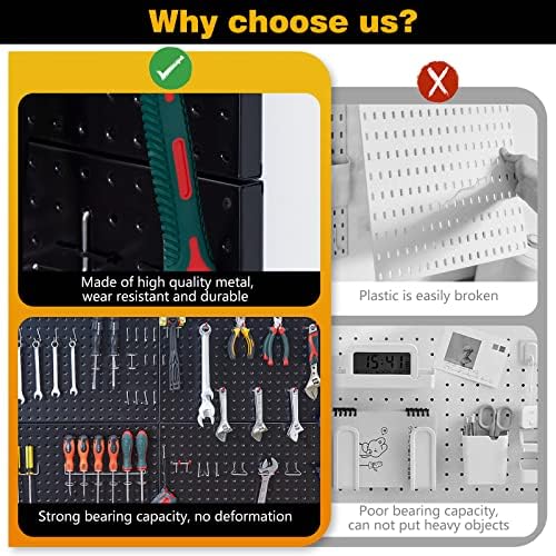 Ultrawall Metal Pegboard Wall Panels, Peg Boards for Garage Tool Storage - Image 4