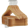 Wooden Hangers 30 Pack,Smooth Finish Wood Clothes Hangers,Natural by Uinicor
