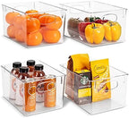 Sorbus Fridge Organizers and Storage, Clear Plastic Bins (Large, 4 Pack) - Image 4