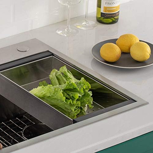 Kraus Stainless Steel 16.75 in Workstation Kitchen Sink Colander CS-6 - Image 4