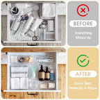 Aneco 20Pcs Extendable Drawer Organizer 4-Size Expandable Drawer Organizer - Image 4