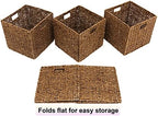 Foldable Storage Basket with Iron Wire Frame By Trademark Innovations (Set of 4) - Image 3