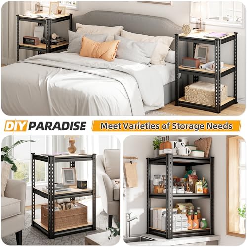 REIBII Storage Shelves for Pantry, Kitchen, 6 Tier Garage Shelving (Pack of 2) - Image 5