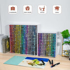 SANFURNEY 400 Slots Marker Organizer for Desk - Image 5