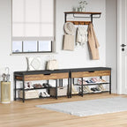 Mondeer 37.8'' Shoe Rack Bench with Upholstered Cushion - Image 7