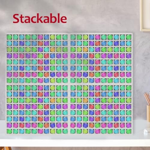 64 Grids Paint Organizer, Wall Mountable Craft Paint Storage Rack - Image 7
