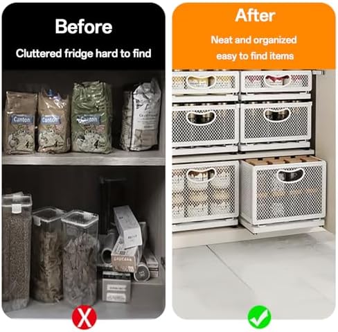 1 Pack Pull out Cabinet Organizer with Sliding Drawer,9.6"W x15.7"D x 8.4"H - Image 4