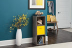 ClosetMaid Cubeicals 3 Cube Storage Shelf Organizer Bookshelf - Vertical/Horizontal, Easy Assembly - Natural Gray Wood Finish - Image 2