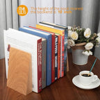 DRELIFAM Red Oak Book Ends Heavy Duty Handmade Book Ends for Shelves Decorative Bookends to Hold Heavy Books (Red Oak Large) - Image 4