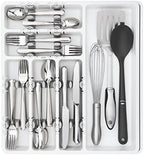 OXO Good Grips Large Expandable Utensil Organizer, White - Image 3