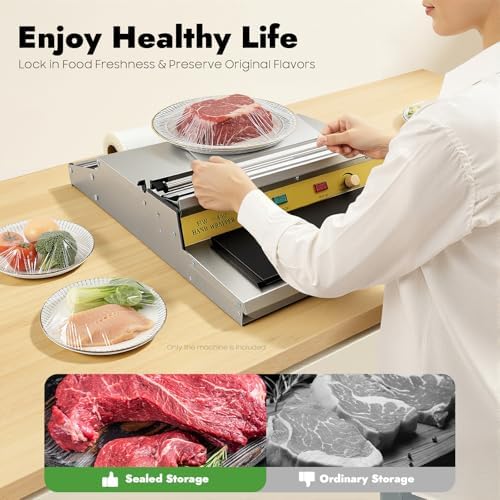 Hand Wrapping Machine, Commercial Heating Film Wrapper,17.8 Inch Width - Image 3
