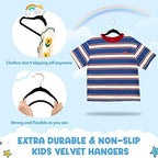House Day Velvet Kids Hangers 60 Pack, Premium Children Hangers for Closet - Image 3