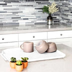 Better Houseware Drain Boards for Kitchen Counter White Dish Drain Board Shields Countertops from Water Damage, Space Efficient 19.5"x15.5"x1.25" - Image 3