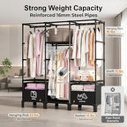 Portable Closet, Large Capacity Wardrobe Closet, Easy Assembly - Image 4