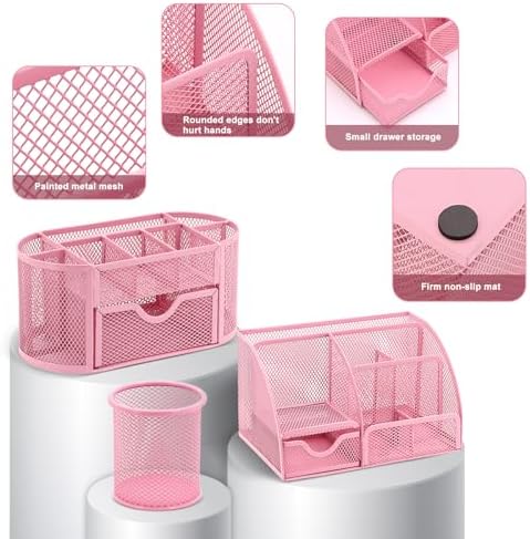 17 IN 1 Office Desk Organizer Set for Back to School Supplies Accessories - Image 3