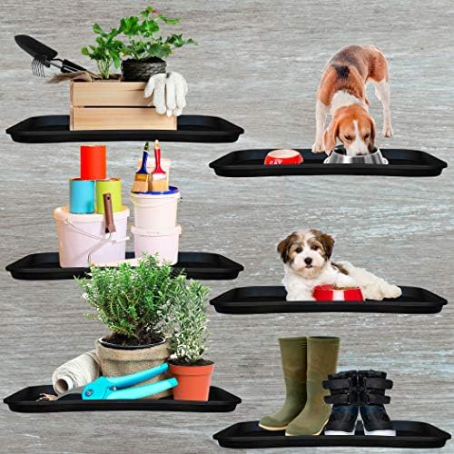 JobSite Heavy Duty Boot Tray, Multi-Purpose for Shoes, Pets, Garden - 15 x 28 Inch - 6 Trays - Image 2
