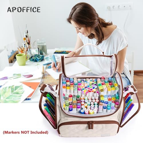 Large Marker Case for 150-200 Markers, Marker Organizer Bag - Image 4
