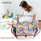 Large Marker Case for 150-200 Markers, Marker Organizer Bag - Image 4