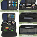 TORIBIO Large Hairdresser Bag with Adjustable Dividers, Barber Carrying Bag - Image 4