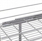 EZKAZA Pull Out Cabinet Organizer for Kitchen Utensil 17.5" W x 21" D, 2-Tier Cabinet Pullout Shelves and Drawer Organizer Slide Out Pantry Storage Basket, Bottom Basket 16.2" W x 20.4" D x 4.7" H - Image 6