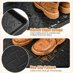 Rubber Boot Trays Heavy Duty, Waterproof Shoe Mat for Entryway Indoor - Image 4