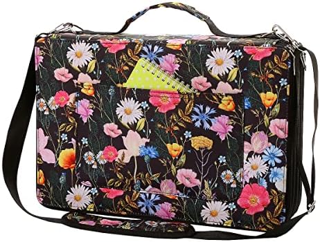480 Individual-Slots Colored Pencil Case w/Handle & Shoulder Strap by Lbxgap