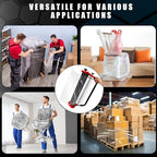 Ergonomic Stretch Film Dispenser - Reduces Operator Fatigue, Shrink wrap Handle for Warehousing, Logistics, Pallets, Commercial, and Home Use (18-in Dispenser for 18-in Stretch Film) - Image 7