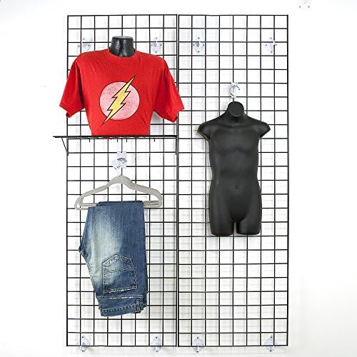 Grid Panel for Retail Display – Perfect Metal Grid for Any Retail Display, 1’ Width x 5’ Height, 3 Grids Per Carton (Chrome) - Image 3