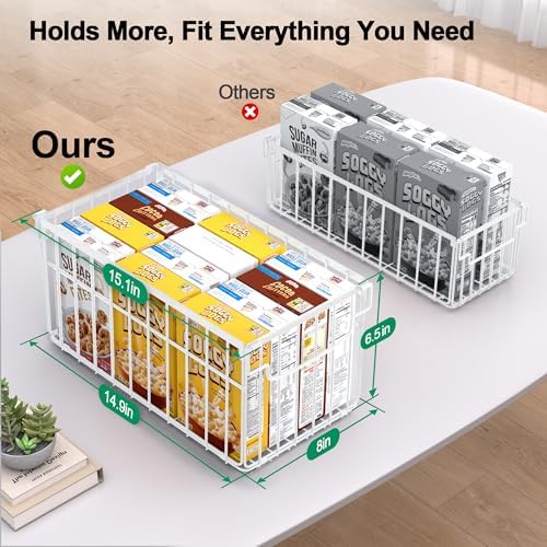 Freezer Organizer Bins, 4 Pack Big Baskets for 5/ 7 Cu.FT Deep Freezer - Image 2