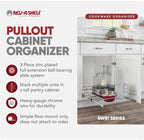 Rev-A-Shelf Steel Wire Pullout Drawer Organizer Shelf for Kitchen Cabinets, Slide Out Storage Basket, Min Opening Width of 20.5", 21" x 20", 5WB1-2120CR-1 - Image 5