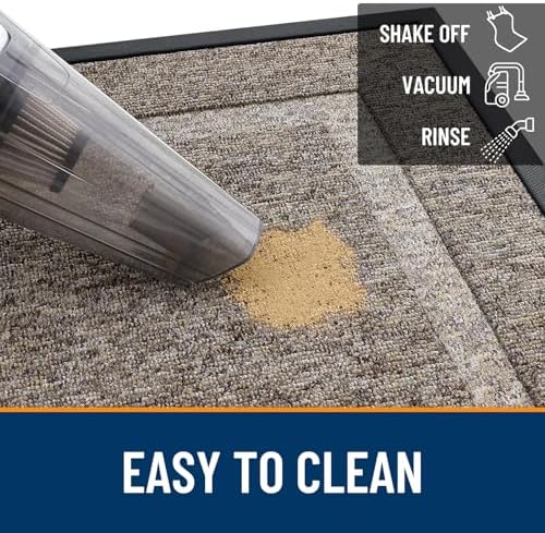 OLANLY Front Door Mat Outside 59x34, All-Season Heavy-Duty Rubber Doormat - Image 5
