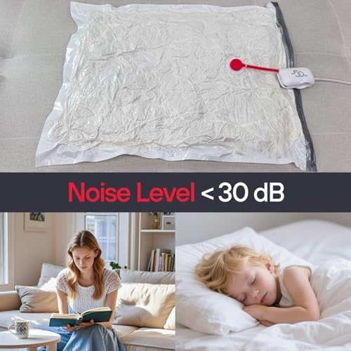 Vacbird 20 Pack Vacuum Storage Bags with Electric Pump - Space-Saving Compression Bags for Travel, Luggage & Suitcase Organization - Image 5