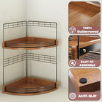 Bathroom Countertop Corner Organizer for Small Spaces, 2-Tier Counter Shelf - Image 4