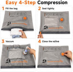 15 Pack Vacuum Storage Bags, 3 Sizes for Clothes Travel & Home Storage - Image 6
