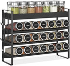 EsLuker.ly Spice Seasoning Rack Organizer Kitchen Countertop, 4 Tier Bamboo by EsLukerly