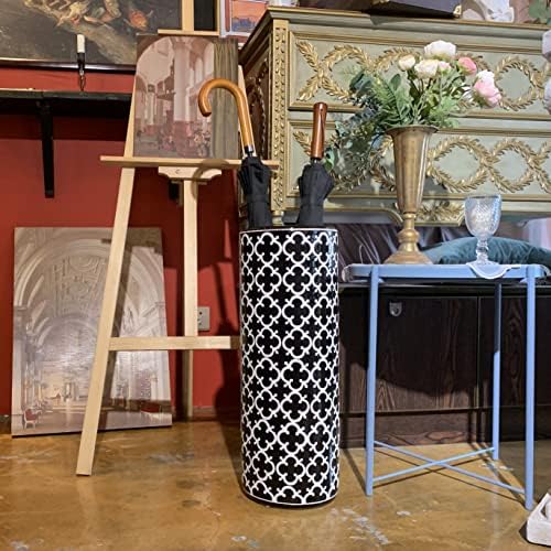 24''H Porcelain Ceramic Umbrella Stand Umbrella Holder - Image 3