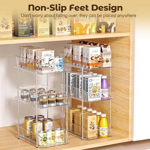 incostar 2 Sets of 3-Tier Bathroom Under Sink Organizers - Image 4