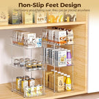 incostar 2 Sets of 3-Tier Bathroom Under Sink Organizers - Image 4