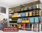 PrimeZone Corner Shelving l Shaped Wire Shelf Pantry Garage Storage 2 Packs - Image 6