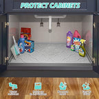 SIKADEER Waterproof Under Sink Mat Silicone 28" x 22" Kitchen Cabinet liner - Image 4