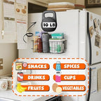 ULIBERMAGNET Magnetic Baskets, Large Capacity Metal Wire Mesh Basket Holder Organizer for Sundry Tool Storage, Magnetic Shelf for Garage, Laundry, Kitchen, Workshop, Cabinet(2 Pack) - Image 6