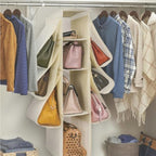 Tofficu Hanging Handbag Organizer for Closet and Back Door, Nonwoven Metal - Image 5