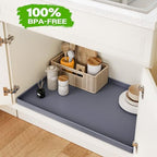 FLATO Waterproof Under Sink Mat, 25" x 19", White - Image 4