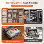 Rechargeable Wireless Pump Travel Vacuum Bags, 18 Pack Portable Storage Bags for Travel and Home, Compression Packing Seal for Clothing, Clothes, Blankets, Luggage, Suitcase (18) - Image 3