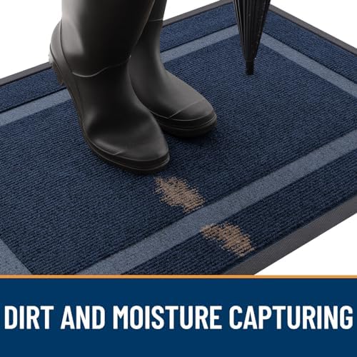 OLANLY Front Door Mat Outside 71x23, All-Season Heavy-Duty Rubber Doormat - Image 5