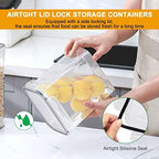 42pcs Airtight Containers, Clear Stackable Dry Food Storage - Image 4