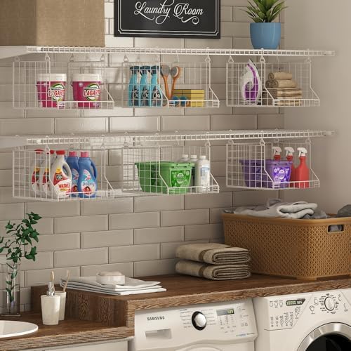 3-Tier Foldable Laundry Basket Organizer with Rotating Hooks(no wire shelf) - Image 2